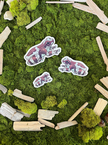 Amazon Milk Frog Glossy Sticker