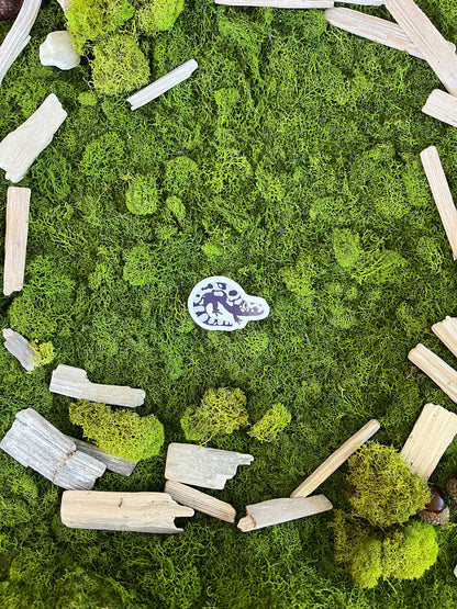 Marbled Salamander Glossy Sticker