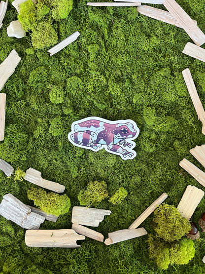 Amazon Milk Frog Glossy Sticker